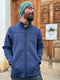 Men's Merino Wool Jacket - Indigo